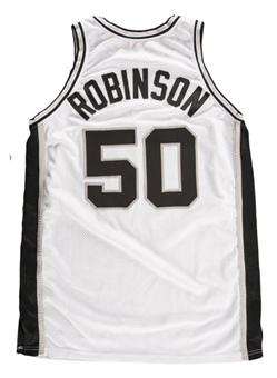 1999-2000 David Robinson Game Worn San Antonio Spurs Home Jersey